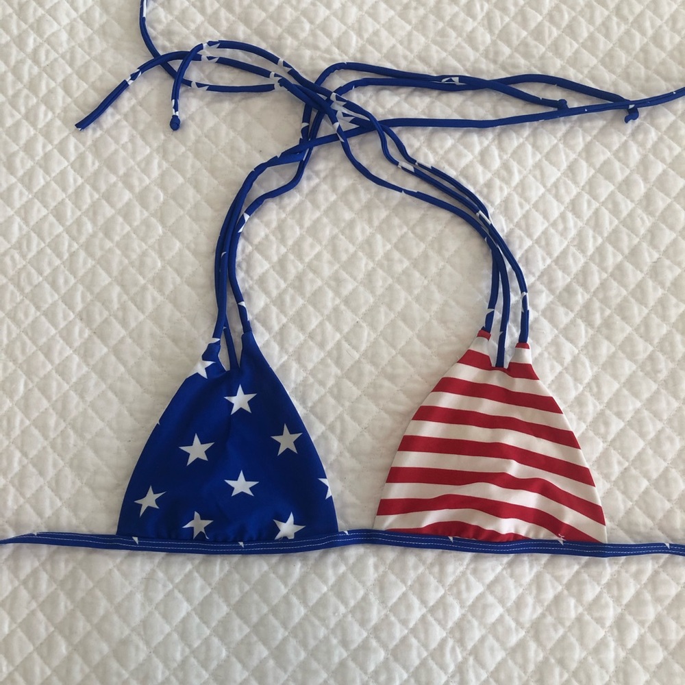 Pacsun flag bikini